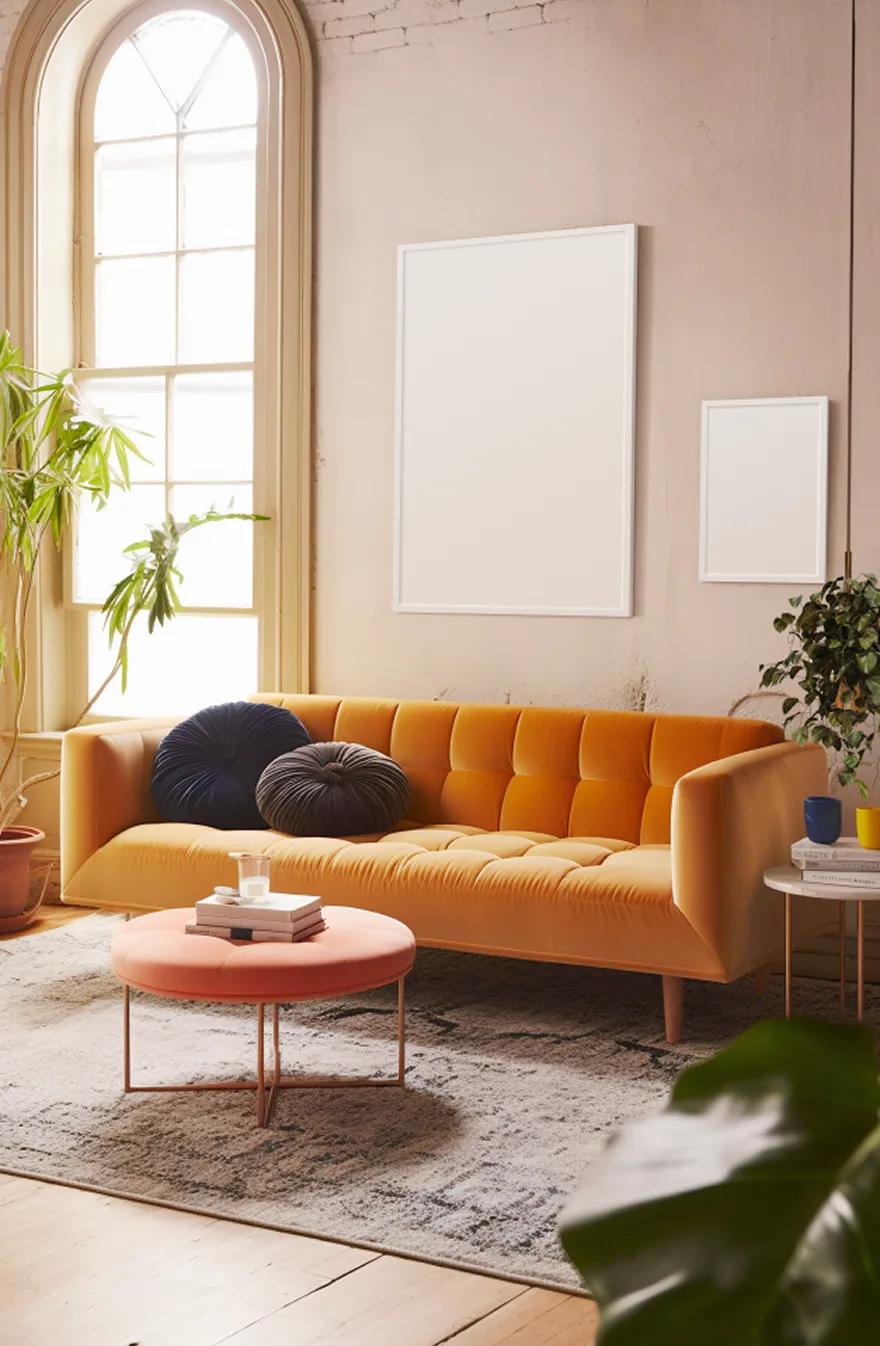 Room scene 1 with blank walls