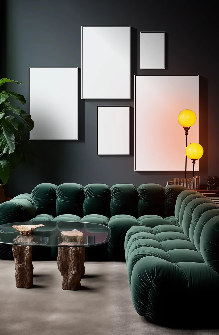 Room scene 2 with blank walls