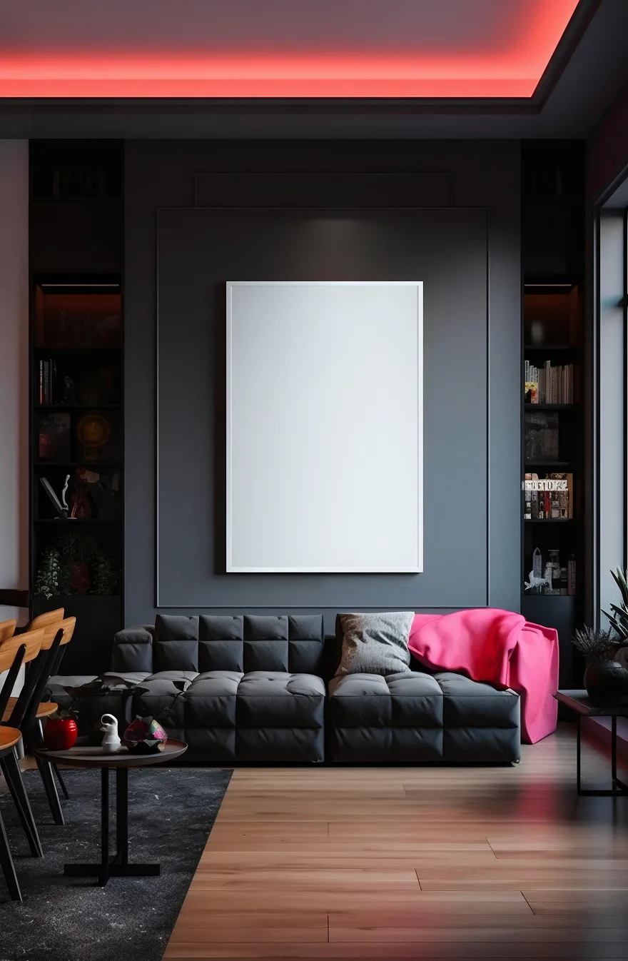 Room scene 8 with blank walls
