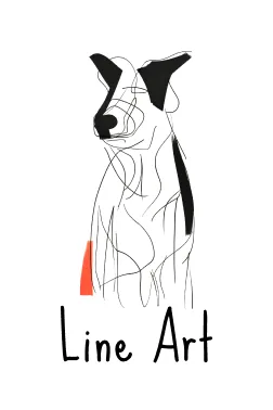 line art art style