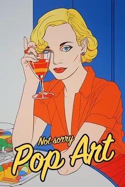 not sorry pop art art style