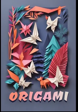 origami art style