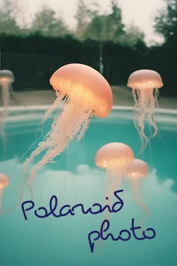 polaroid art style