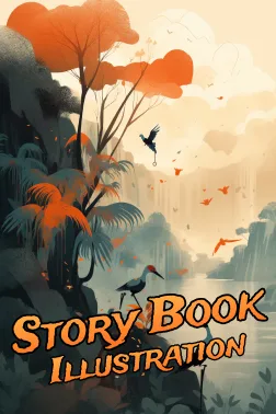 story book art style